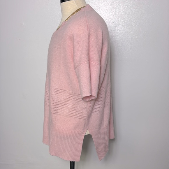 Kokun 100% Cashmere Blush Pink Sweater SzXL - Picture 5 of 7